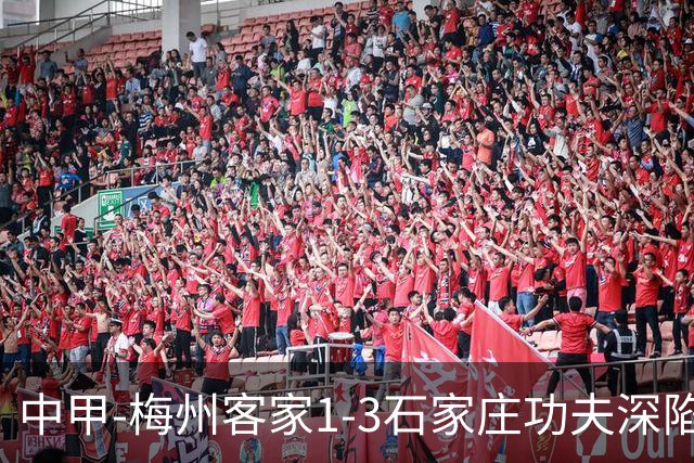 中甲-梅州客家1-3石家庄功夫深陷降级区 石家庄近7轮6胜1平